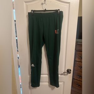 University of Miami sweatpants